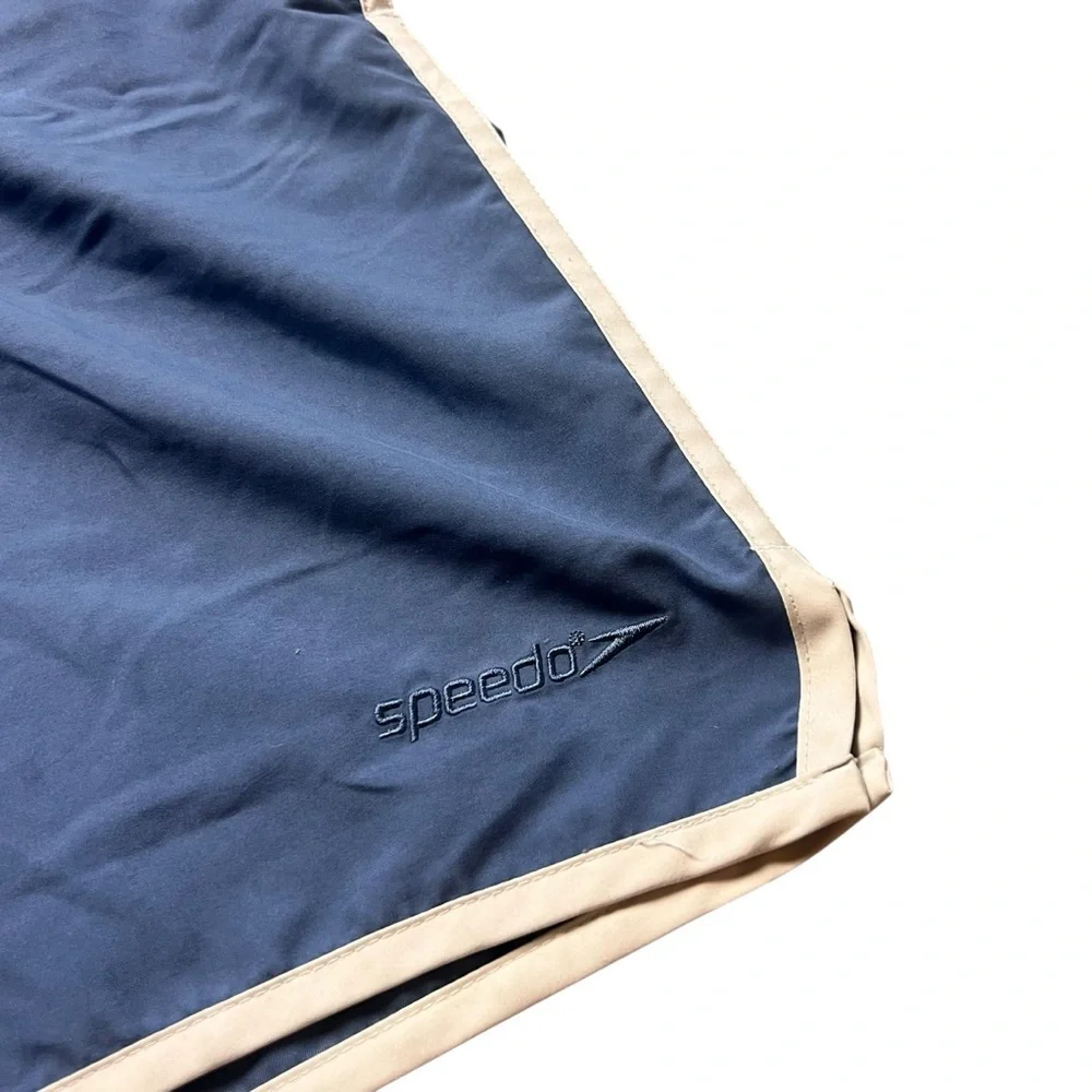 Speedo Men’s Hawaiian‎ Lined Blue Board Shorts Swim Trunks